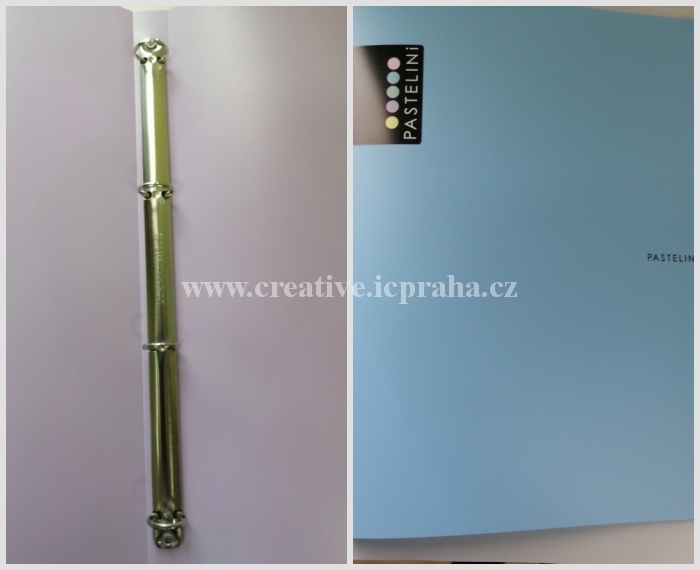 Pořadač kroužkový A4/2cm Pastelini modrá